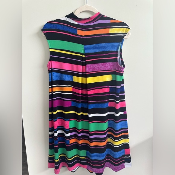 Joseph Ribkoff Multicolor Striped Midi Dress Style 252171 New size 8 - Picture 7 of 7